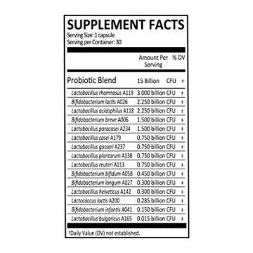 Genuine Health Advanced Gut Health Gentle-Care Probiotic, Helps Promote Digestive, Gastrointestinal & Gut Health, Multi-Strain Formula, 30 Capsules