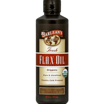 Barlean's Organic Flaxseed Oil for Heart & Skin Health