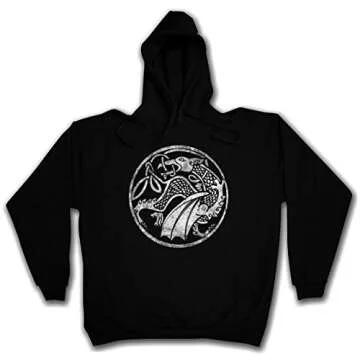 Urban Backwoods Celtic Druid Hoodie - Black XL