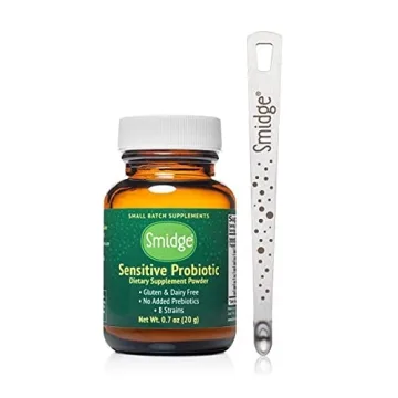 Smidge® Sensitive Probiotic Powder & Spoon for Gut Health