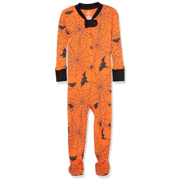 HonestBaby Non-Slip Footed Pajamas for 12M Baby Boys - 100% Organic Cotton