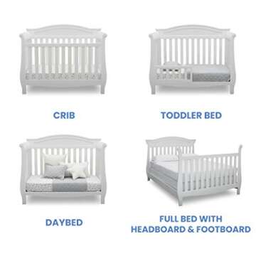 Delta Children Lancaster 4-in-1 Convertible Crib