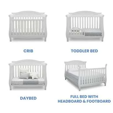 Delta Children Lancaster 4-in-1 Convertible Crib