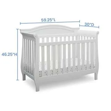 Delta Children Lancaster 4-in-1 Convertible Crib