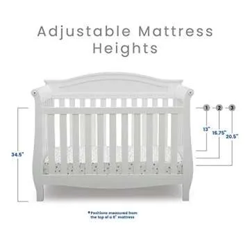 Delta Children Lancaster 4-in-1 Convertible Crib