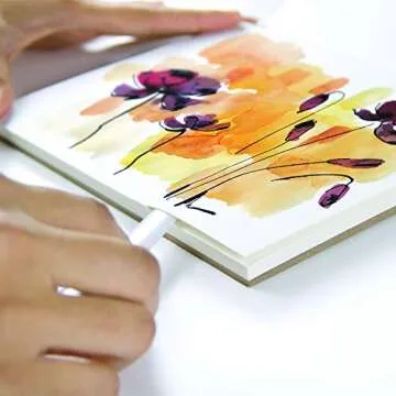 Speedball Art Products, 811208, Fluid 100 100% Cotton Artist Watercolor Paper, 6 x 8 inch Block, 140 lb Cold Press