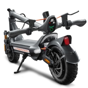 CUNFON Electric Scooter Adults, 1200W Motor, MAX 50 Miles Long Range & 31 mph Top Speed, with 10.5 O...