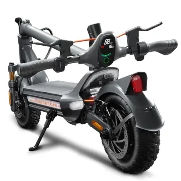 CUNFON Electric Scooter Adults, 1200W Motor, MAX 50 Miles Long Range & 31 mph Top Speed, with 10.5 O...