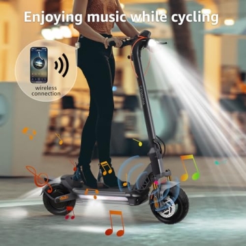 CUNFON Electric Scooter with 1200W Motor and 50 Miles Range