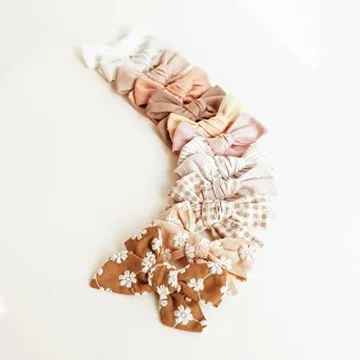 Niceye 24 Pack Baby Girl Hair Clips - Handmade Bows for Kids