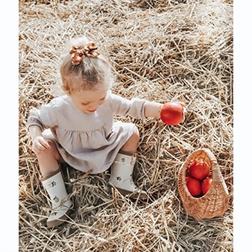 Niceye 24 Pack Baby Girl Hair Clips - Handmade Bows for Kids