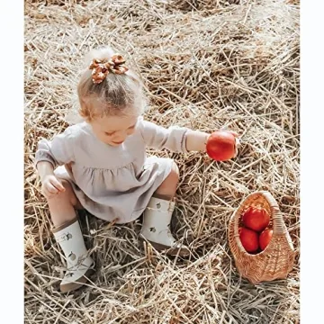 Niceye 24 Pack Baby Girl Hair Clips - Handmade Bows for Kids