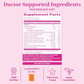 Pink Stork Total Postnatal Gummies for New Moms