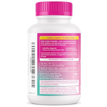 Pink Stork Total Postnatal Gummies for New Moms