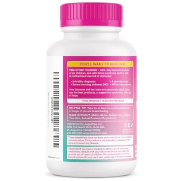 Pink Stork Total Postnatal Gummies for New Moms