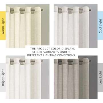 Natural Linen Sheer Curtains | Elegant & Eco-Friendly