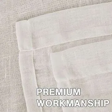 Natural Linen Sheer Curtains | Elegant & Eco-Friendly