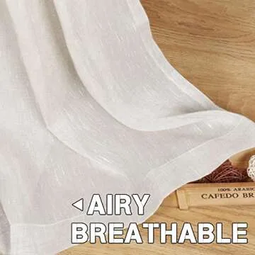 Natural Linen Sheer Curtains | Elegant & Eco-Friendly