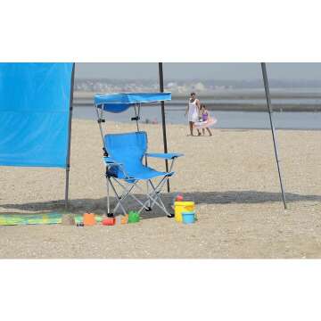 Quik Shade Kids Canopy Chair with Carry Bag - Blue