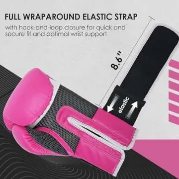 MaxxMMA Pink Boxing Gloves for Training & Sparring