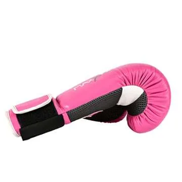 MaxxMMA Pink Boxing Gloves for Training & Sparring