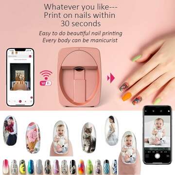 Mobile Nail Art Printer - DIY Portable Nail Machine