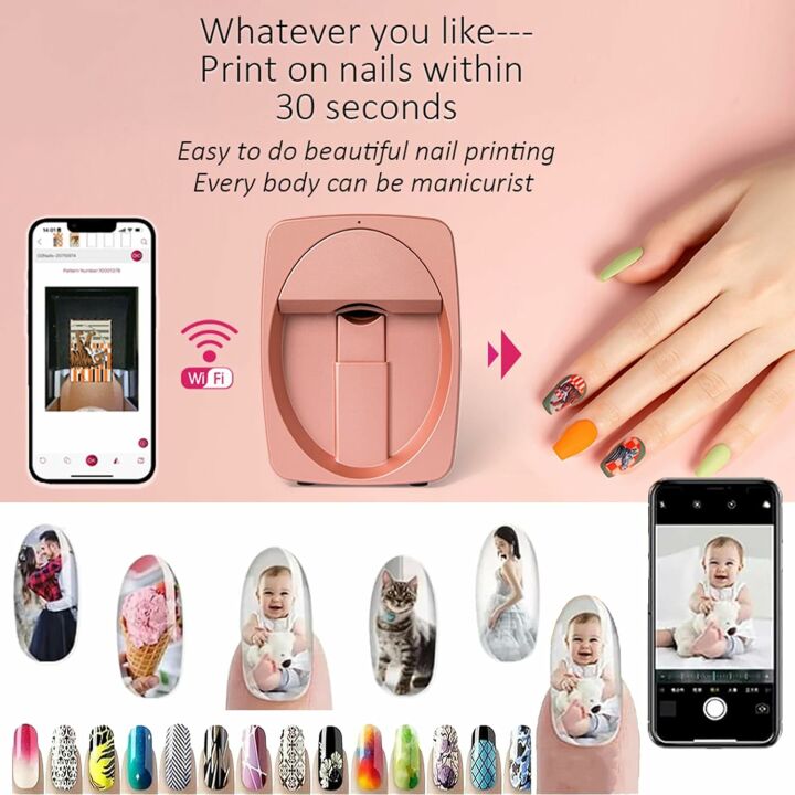 Mobile Nail Art Printer - DIY Portable Nail Machine