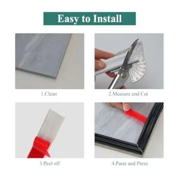 YEFANXI Flexible Wall Molding Trim，0.86IN*0.35IN Peel and Stick Self-Adhesive DIY Wall Trim for Frame,Wall& Home Decoration（16.4FT Black）