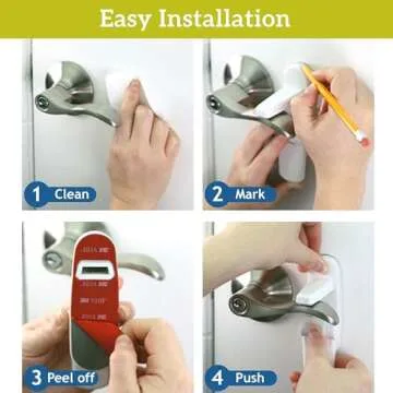 Door Lever Lock 2 Pack - Childproof Your Doors Easily!