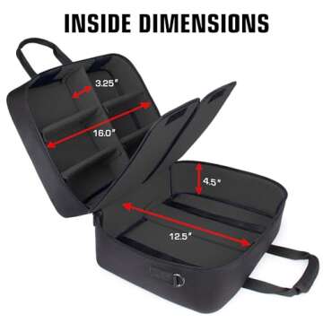 USA Gear PS5 Carrying Case for Travel and Protection