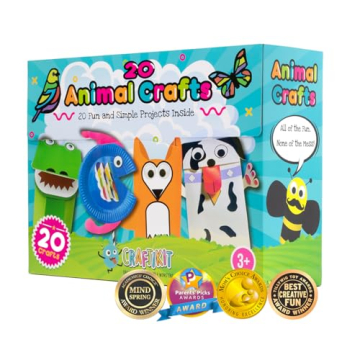 Award-Winning Animal Craft Kits for Kids Ages 3-10