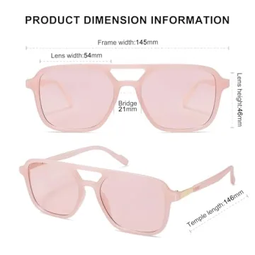 SOJOS Aviator Sunglasses - Trendy UV400 Shades for All