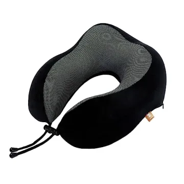 Makimoo Memory Foam Travel Pillow 360° Support Lightweight