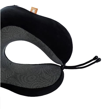Makimoo Memory Foam Travel Pillow 360° Support Lightweight