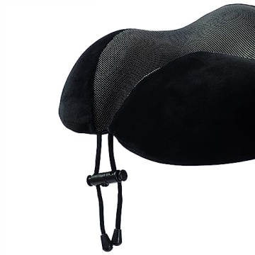 Makimoo Memory Foam Travel Pillow 360° Support Lightweight