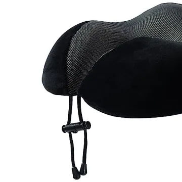 Makimoo Memory Foam Travel Pillow 360° Support Lightweight