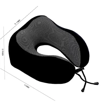 Makimoo Memory Foam Travel Pillow 360° Support Lightweight