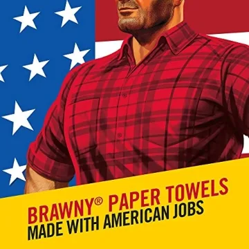 Brawny Paper Towels - 6 Large Rolls, 80 Sheets