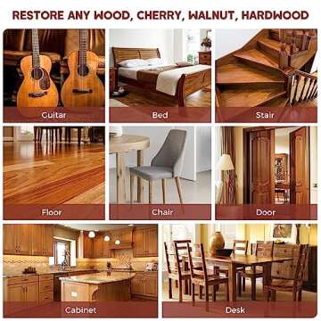 Hardwood Floor Repair Kit -Laminate Vinyl Wood Furniture Floor Repair Kit with Heat Pen 11 Colors Linoleum Floor Wax Touch up Marker Pen Scratch Repair Remover for Cracks, Holes, Table, Cabinet