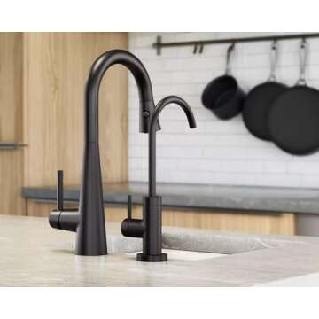 Moen 7664BL Stylish Matte Black Pulldown Faucet