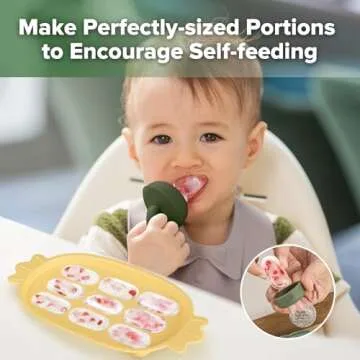 Haakaa Baby Popsicle Mold - Food Maker & Teething Tray - BPA Free