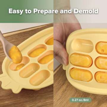 Haakaa Baby Popsicle Mold - Safe Food & Teething Tray