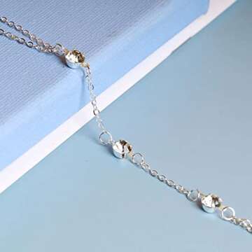 Yheakne Boho Crystal Finger Bracelet for Women Gifts