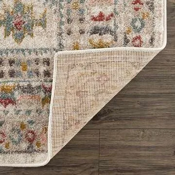 Moneymore Southwestern Tribal Living Room Bedroom Dining Room Farmhouse Area Rug - Vintage Bohemian Distressed - Native American Indian Boho Carpet - Pink, Brown, Beige, Cream, Colorful - 5'2" x 7'