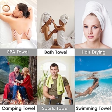 JML Luxury Hotel & SPA Bath Towels (2 Pack, 30"x60") - 350GSM High Density Fleece Towel Sets - Super Soft and Absorbent, Lint Free, Fade Resistant Oversized Bath Towel, Coral Fleece Camel