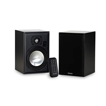 Vanatoo Black Transparent One Encore Powered Speakers - Bluetooth Speakers - AUX, USB, Optical, Anal...