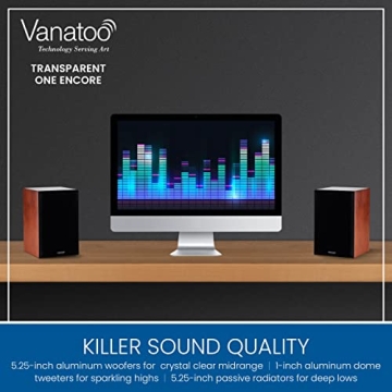Vanatoo T1E Powered Bookshelf Speakers - The Ultimate Audio Experience