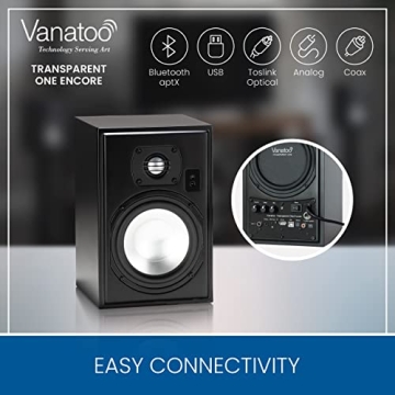 Vanatoo T1E Powered Bookshelf Speakers - The Ultimate Audio Experience