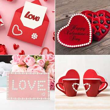 2744 Pcs Hair Pearls Stick On, Self Adhesive Pearl Stickers, Pearl Stickers for Crafts, Stick On Pearls, Hair Face Gems, Face Pearls, Beige Pearl Stickers for Makeup Nail DIY Crafts,Assorted Size