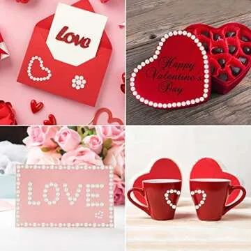 2744 Pcs Hair Pearls Stick On, Self Adhesive Pearl Stickers, Pearl Stickers for Crafts, Stick On Pearls, Hair Face Gems, Face Pearls, Beige Pearl Stickers for Makeup Nail DIY Crafts,Assorted Size